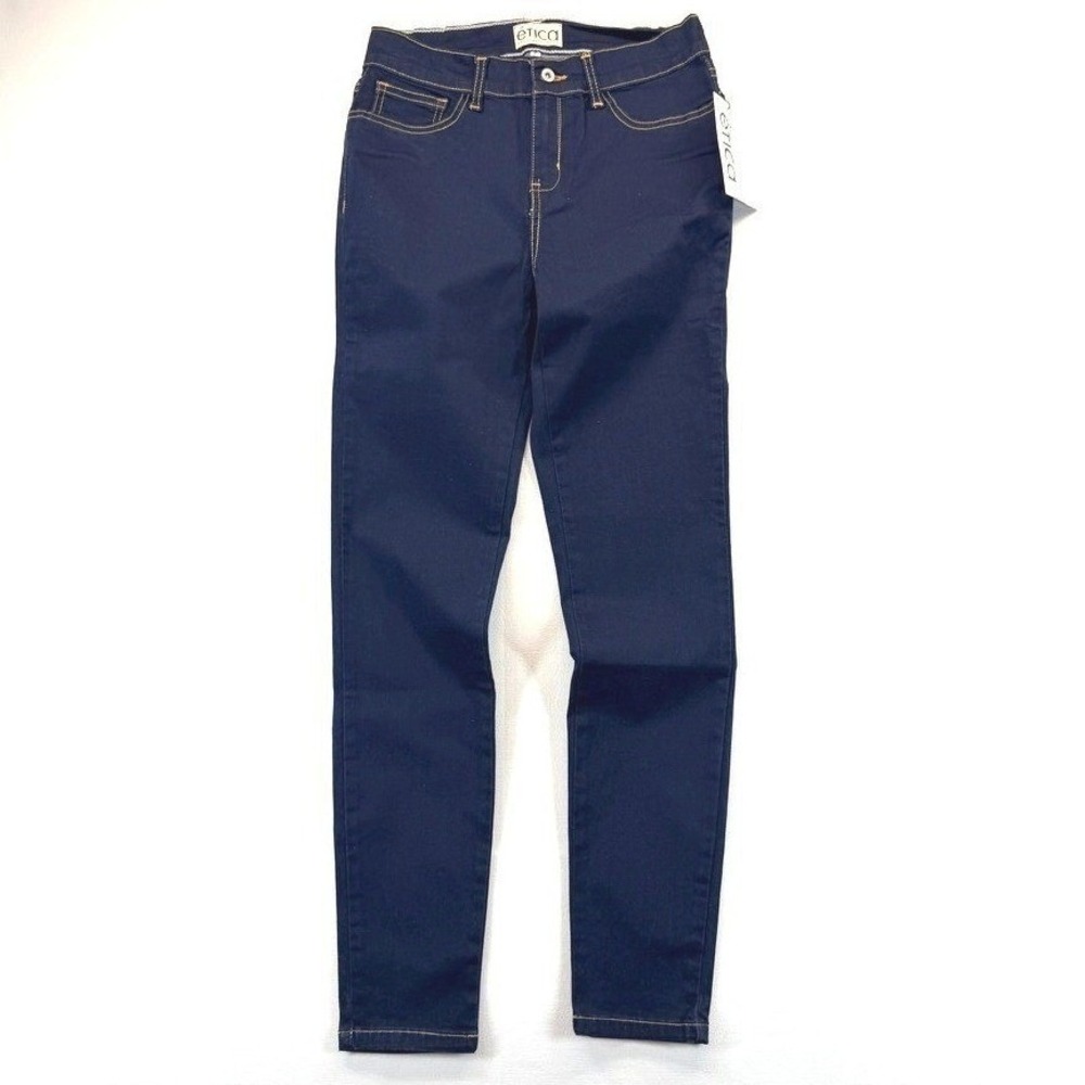 NEW Etica Women's Medium Wash Skinny Jeans Size 2 Stretch Denim